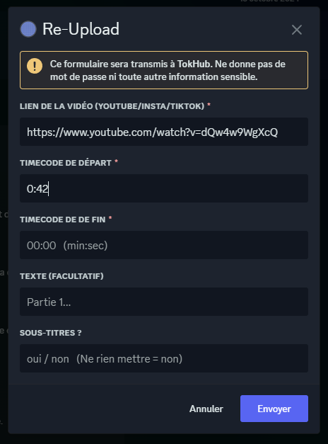 Deuxième photo de la v3 de Tok-Hub